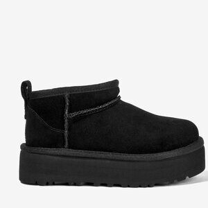 Classic Ultra Mini Platform Boots in Black